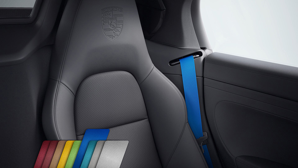 Seat belts shark blue
