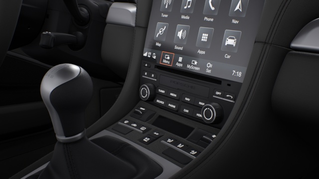 Climate control panel leather