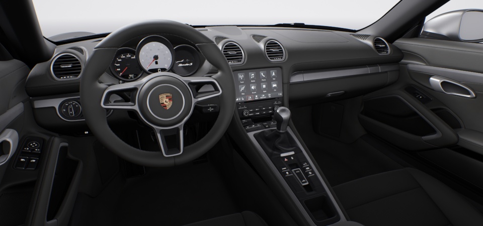 Brushed aluminium interior package (with leather interior)