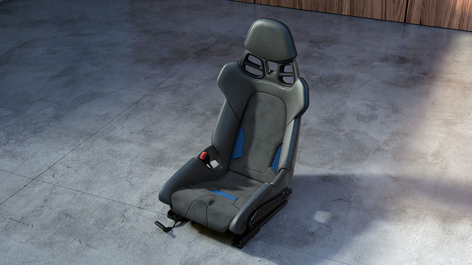 3D-Printed Bodyform Full Bucket Driver's Seat (Soft)