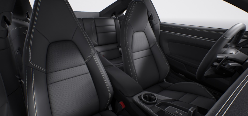 Leather interior, Black (stitching Crayon)