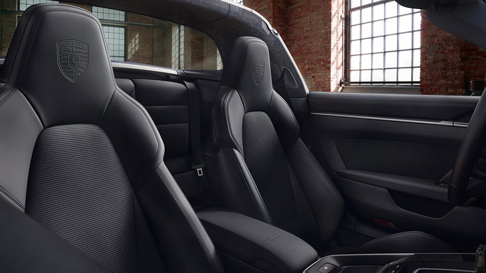 Leather interior Heritage Design Pure, Black