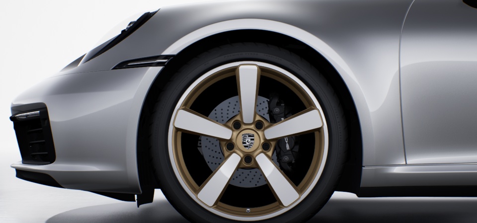 Wheels Painted in Satin Aurum