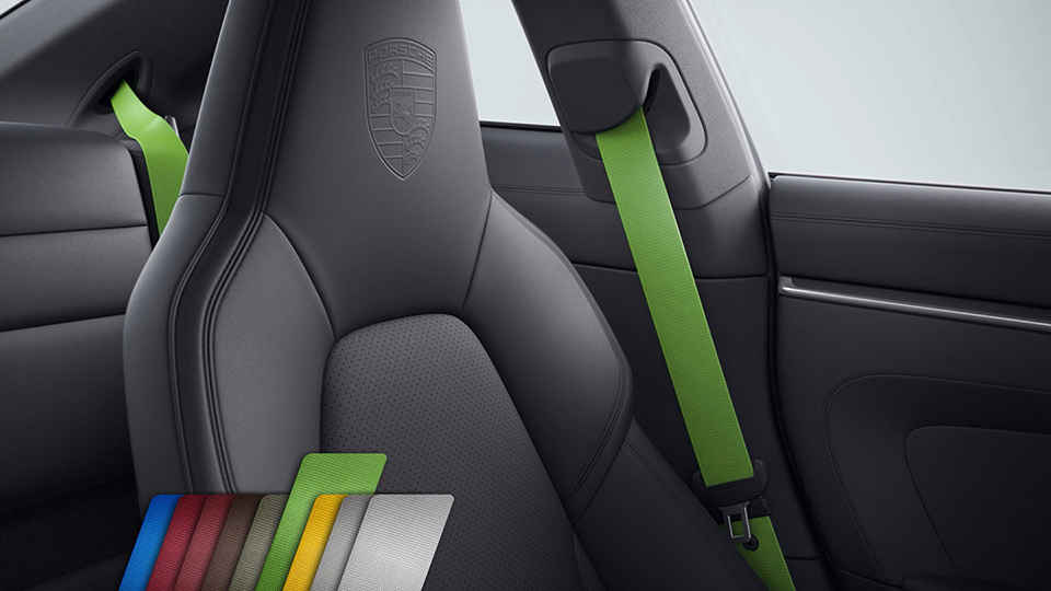 Seat Belts in Lizard Green