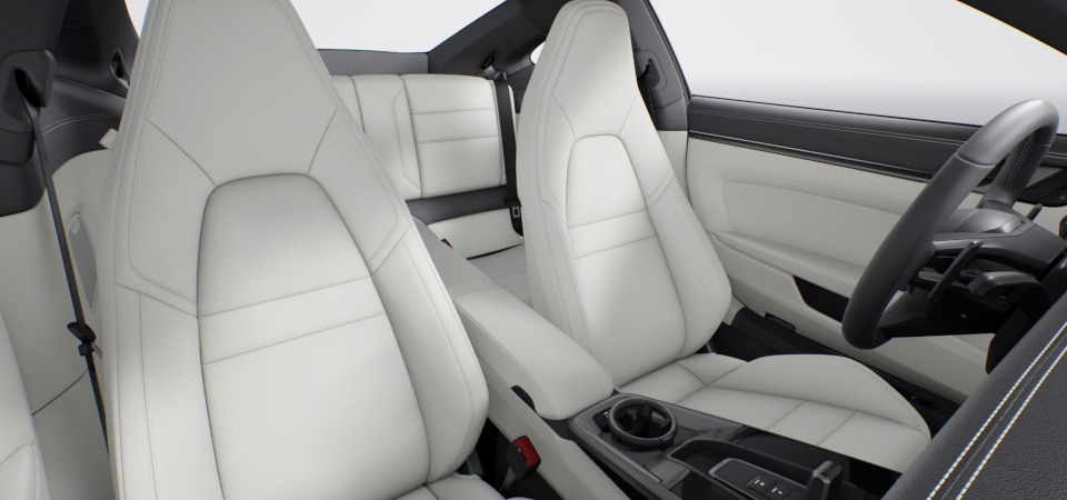 Leather Interior in Slate Gray/Chalk