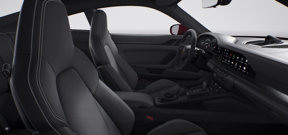 Leather interior, Slate Grey (stitching Crayon)