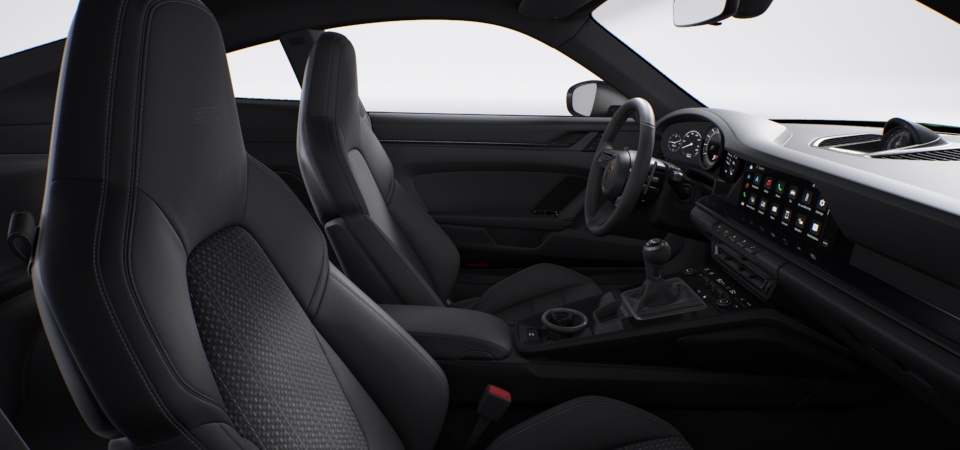 Standard Carrera T Interior Package with Sport-Tex Seat Centers and Stitching in Slate Grey