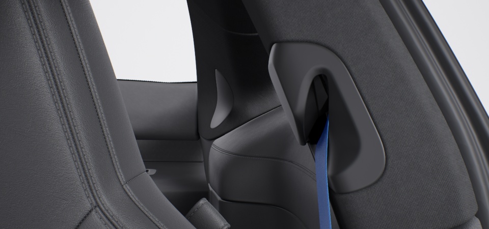 Seat Belts in Shark Blue