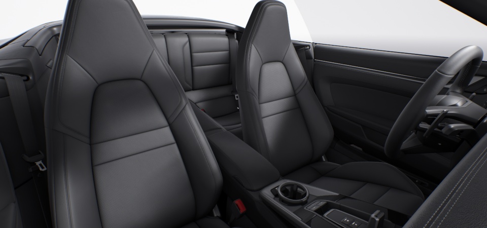 Leather interior, Black