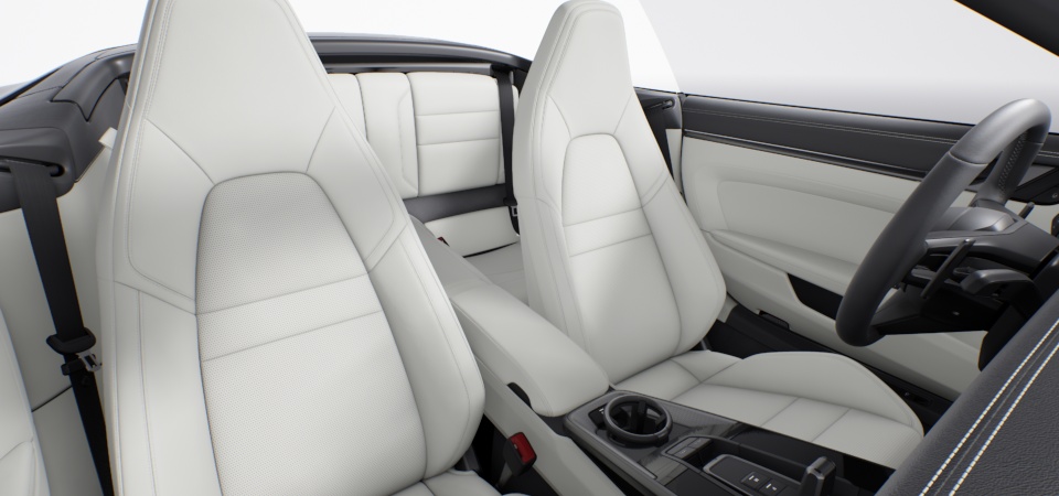 Leather Interior in Slate Gray/Chalk