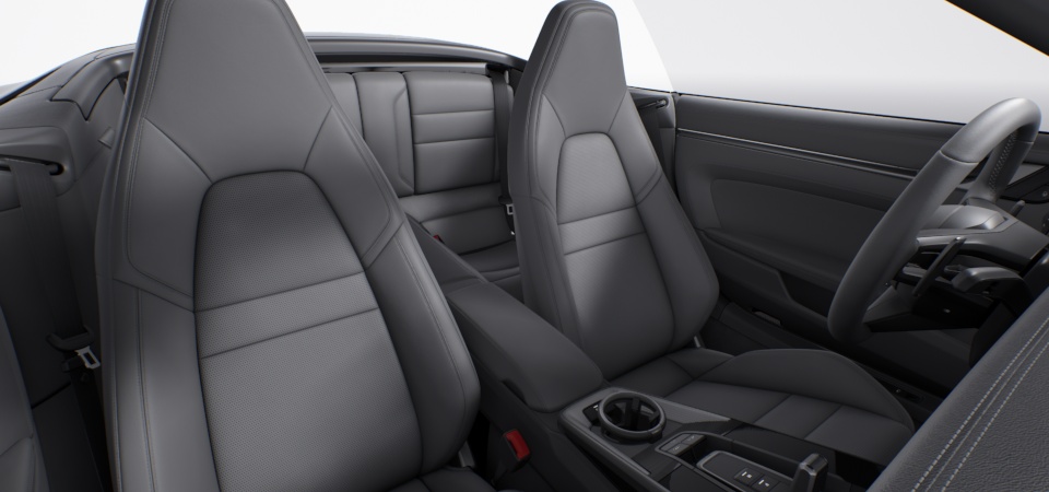 Leather Interior in Slate Grey