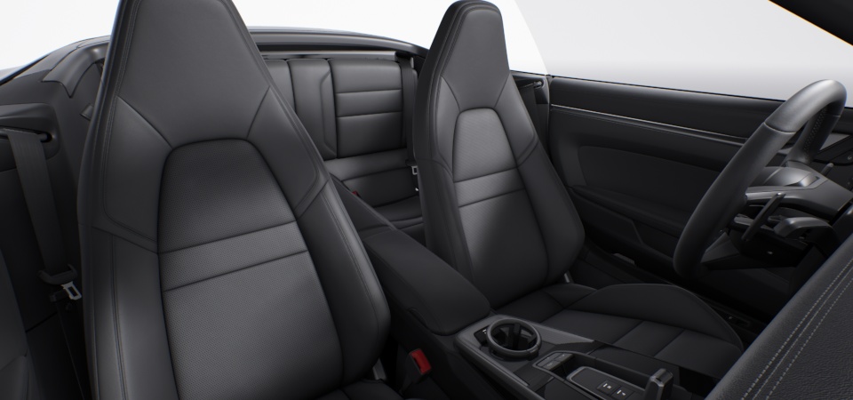 Standard Interior in Black with Leather Package