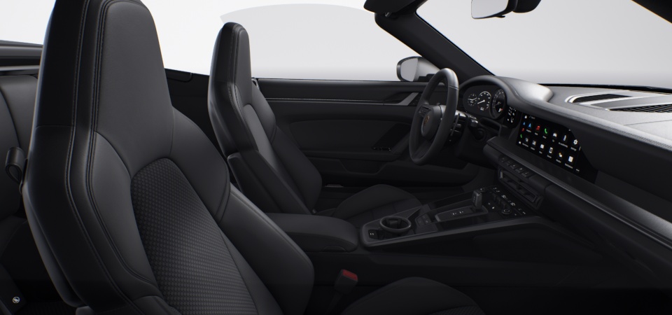 Sport-Tex Square leather interior in Black