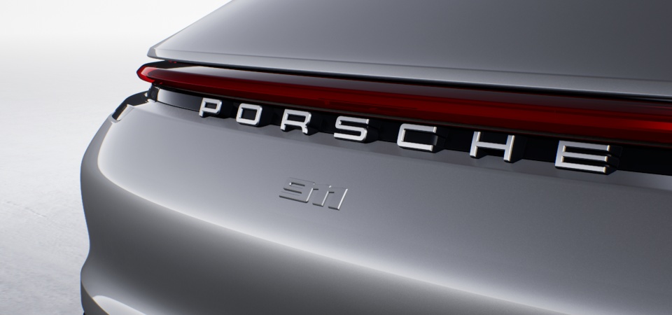 ‘911’ Logo painted in Exterior Colour