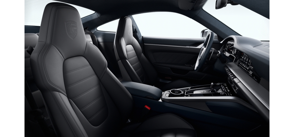 Two-Tone Exclusive Manufaktur Leather Interior in Graphite Blue and Choice of Color
