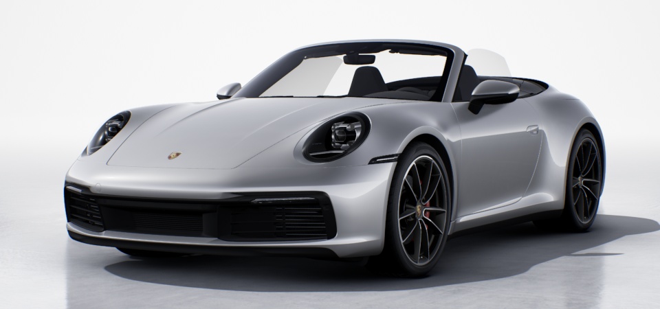 Wielnaafafdekking met gekleurd 'Porsche' embleem