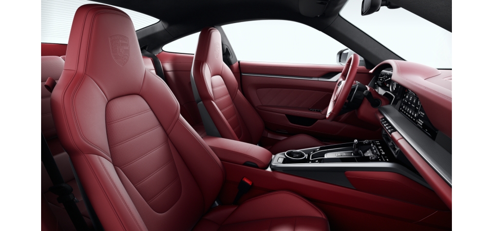 Leather Interior Exclusive Manufaktur (two-tone), Bordeaux Red and Choice of leather colour