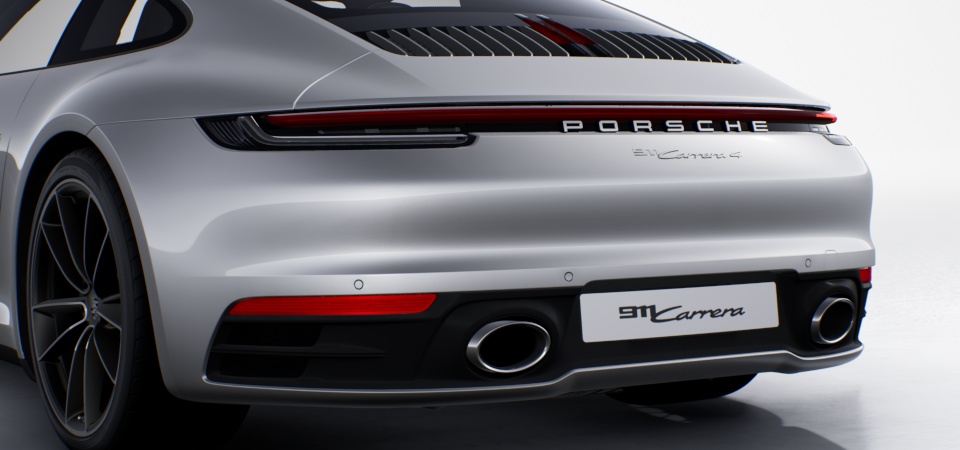 Sport Exhaust System incl. Sport Tailpipes in Silver