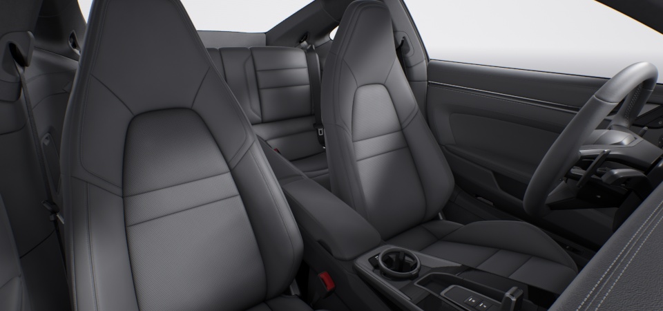 Leather Interior in Slate Grey