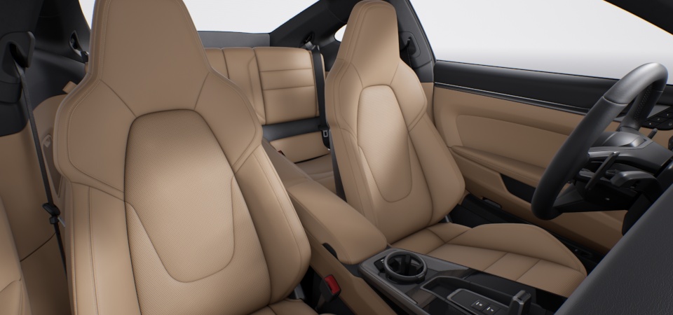 Interior de serie en color Negro/ Beige Mojave (incluidos asientos delanteros en cuero)