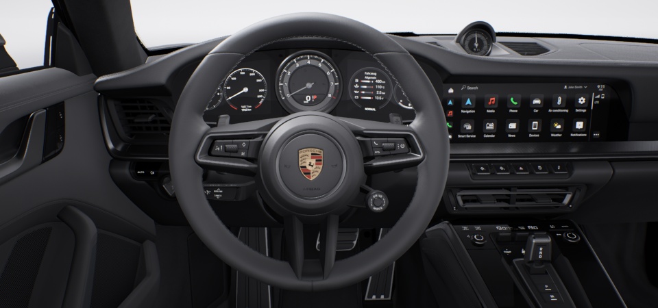 Пакет Sport Chrono вкл. перемикач режимів, додаток Porsche Track Precision і дисплей температури шин