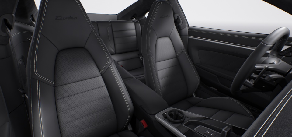 Leather interior, Black (stitching Crayon)