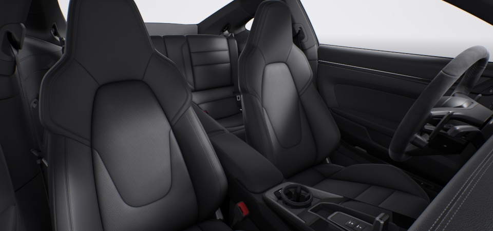 Leather interior, Black