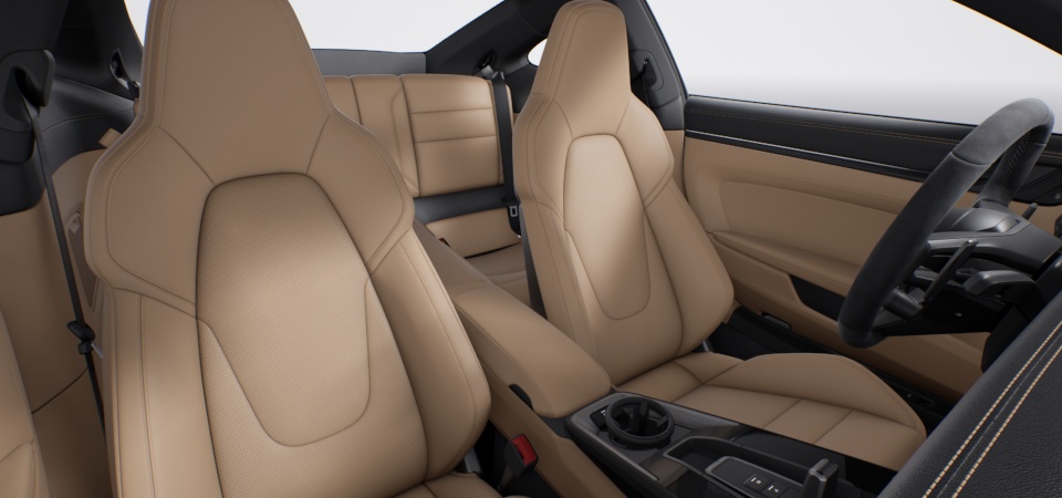 Leather Interior in Black/Mojave Beige