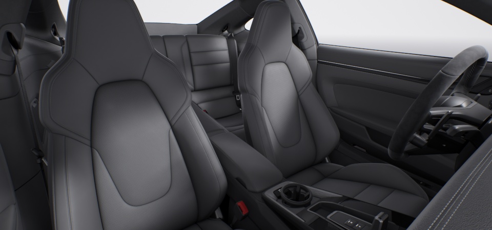 Leather Interior in Slate Grey