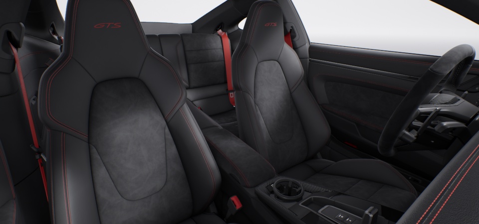 GTS Interior Package in Carmine Red