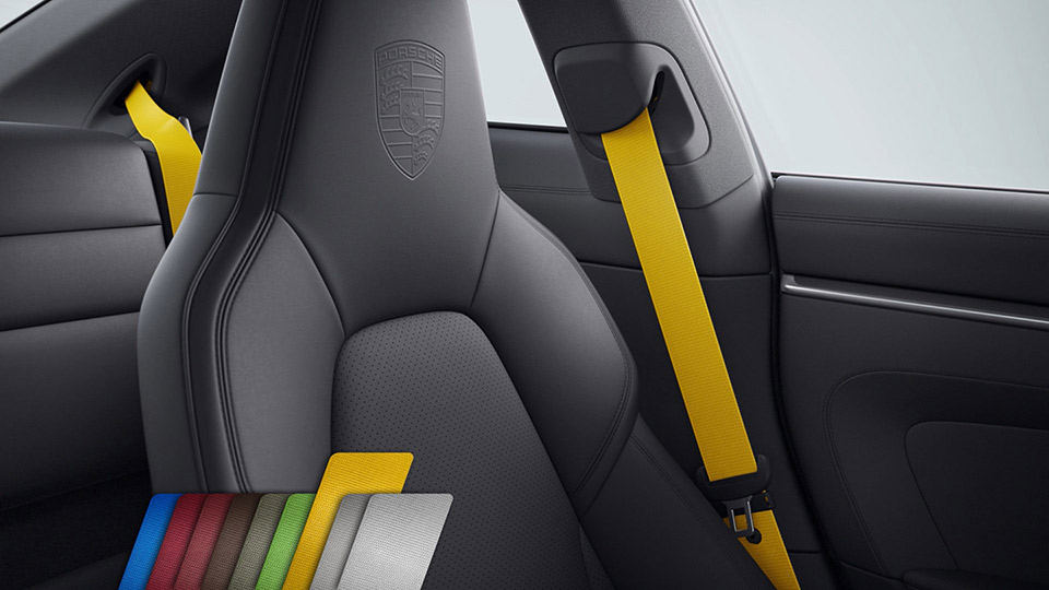 Seat Belts in Racing Yellow