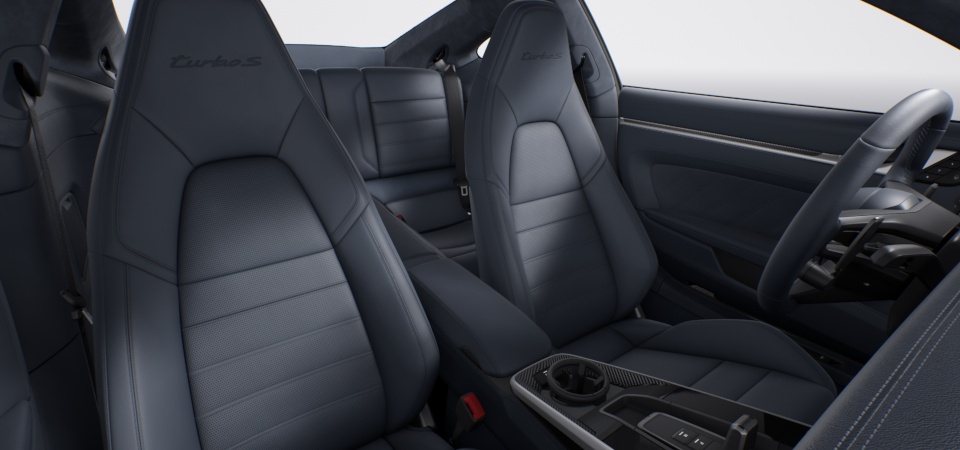 Vollederen interieur Graphite Blue