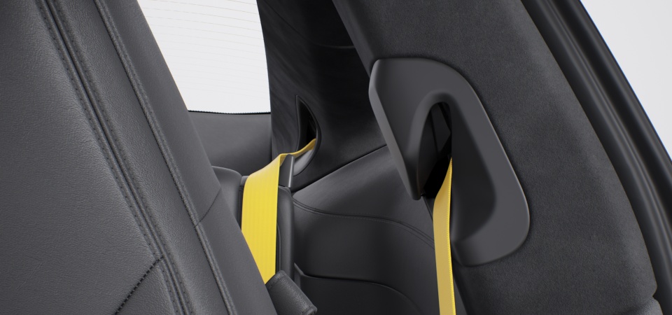Seat Belts in Racing Yellow