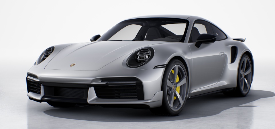 Pacote SportDesign 911 Turbo pintado em Preto (brilhante)