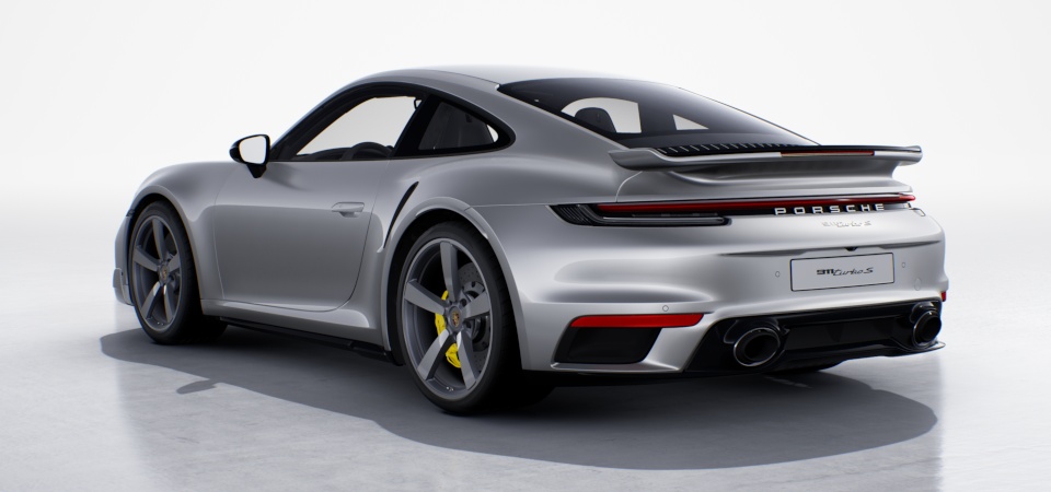 Pacote SportDesign 911 Turbo pintado em Preto (brilhante)