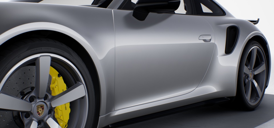 SportDesign Paket 911 Turbo lackiert in Schwarz (hochglanz)