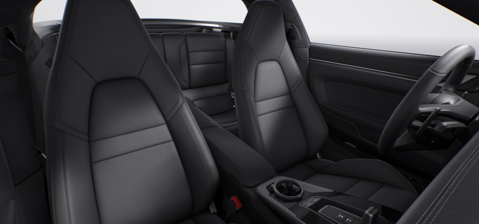 Leather interior, Black