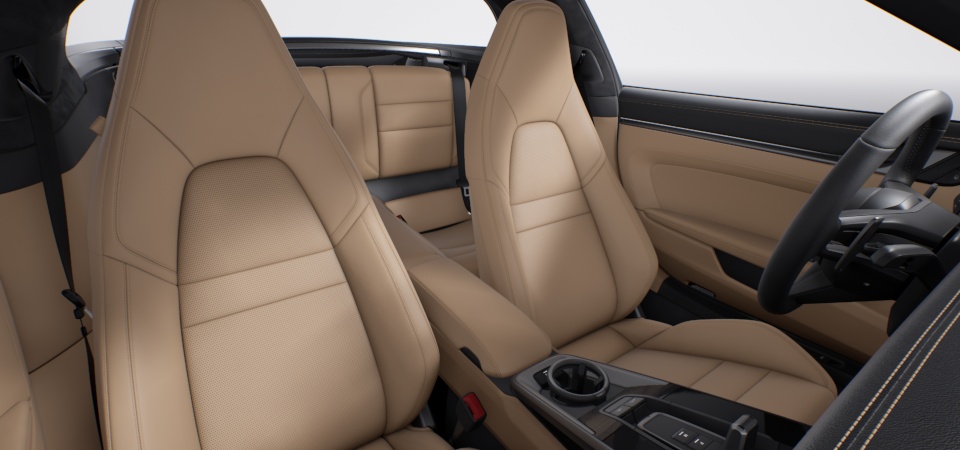 Leather Interior in Black/Mojave Beige