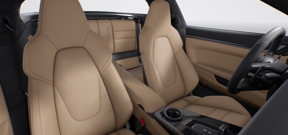 Standard Interior in Black/Mojave Beige incl. Front Leather Seats