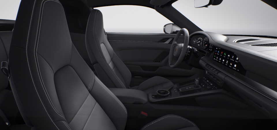 Leather interior, Slate Grey (stitching Crayon)