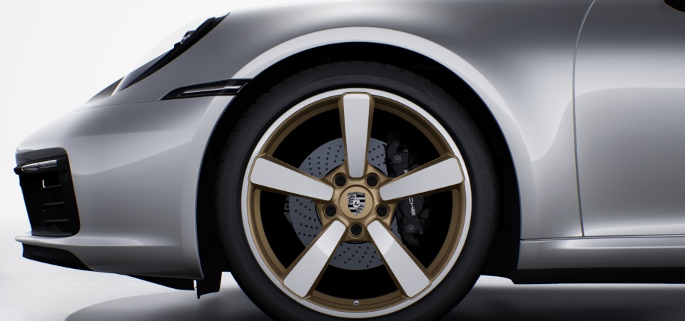 Wheels painted in Satin Aurum