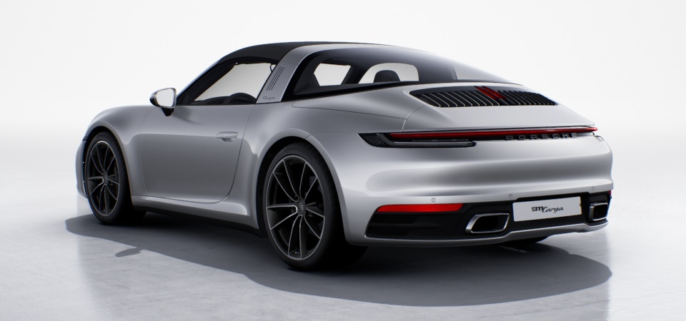 Logo 'PORSCHE' peint en Noir