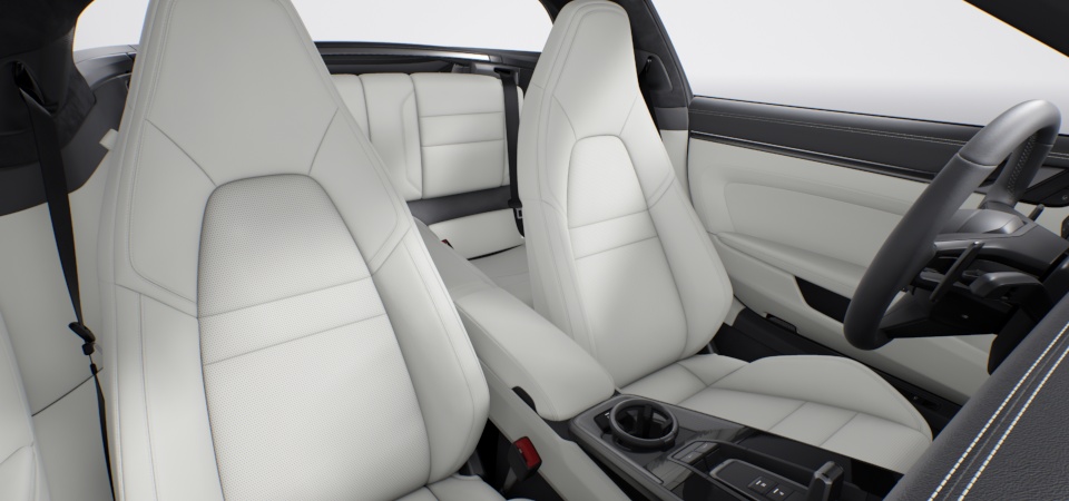 Leather Interior in Slate Gray/Chalk