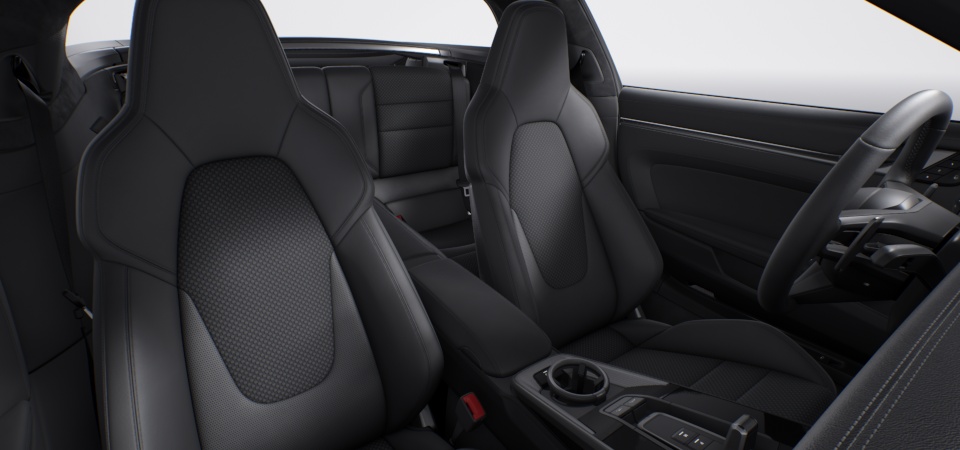 Sport-Tex Square leather interior in Black