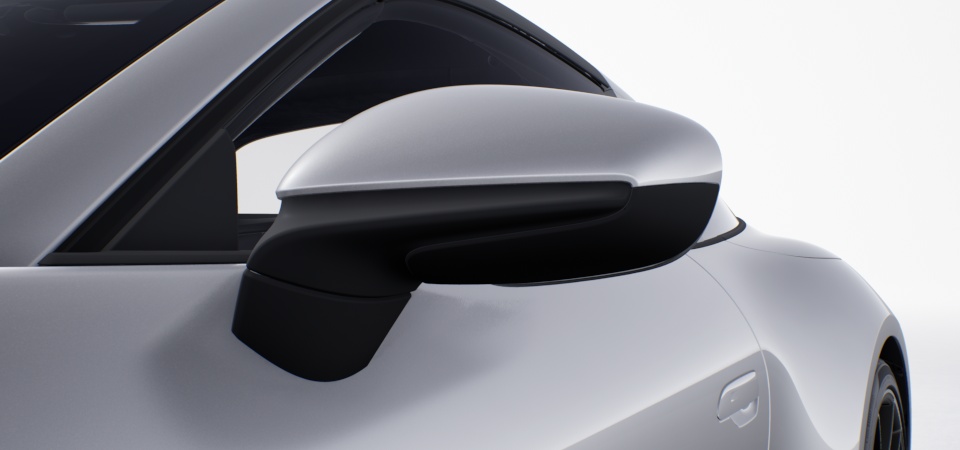 Electric folding exterior mirrors incl. courtesy lighting