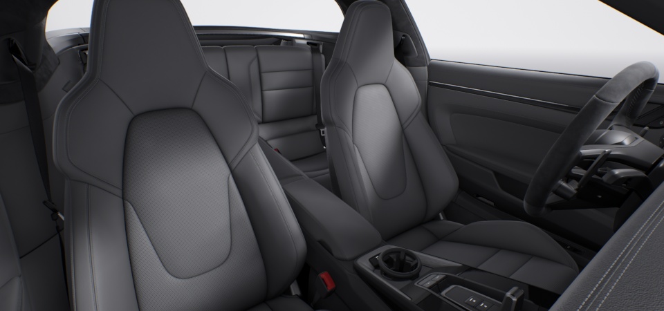 Leather Interior in Slate Grey