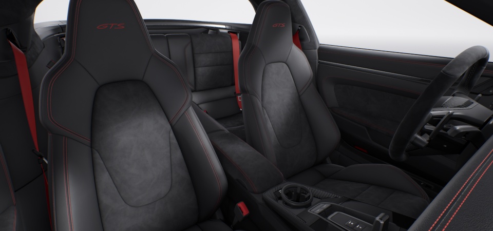 GTS Interior Package in Carmine Red