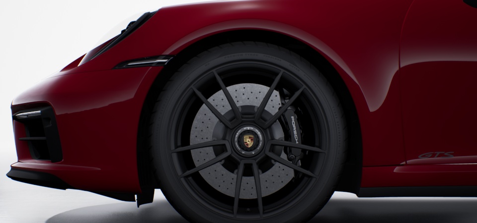 Porsche Ceramic Composite Brakes (PCCB) - Calipers in Gloss Black