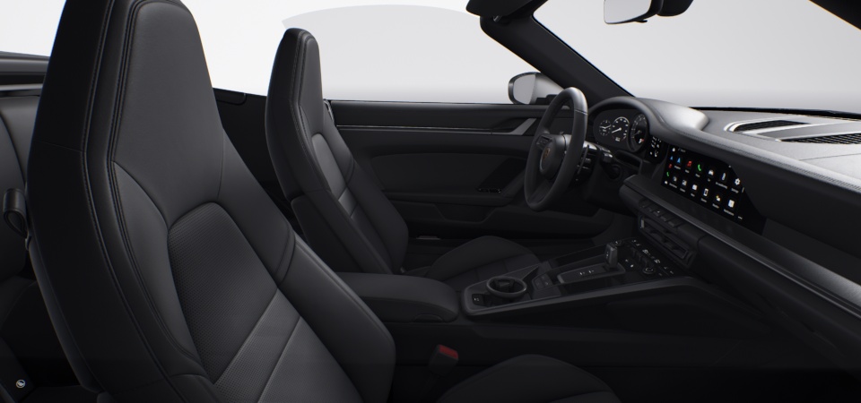 Standard Interior in Black with Leather Package