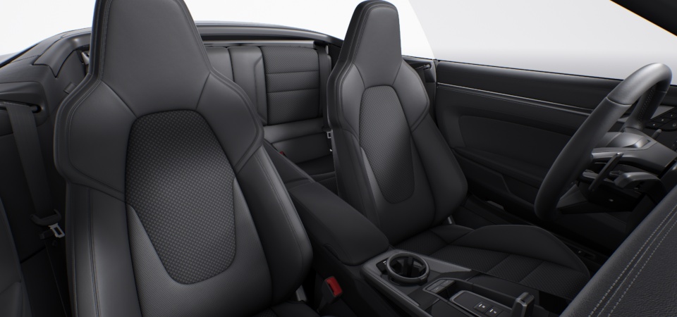 Sport-Tex Square leather interior in Black